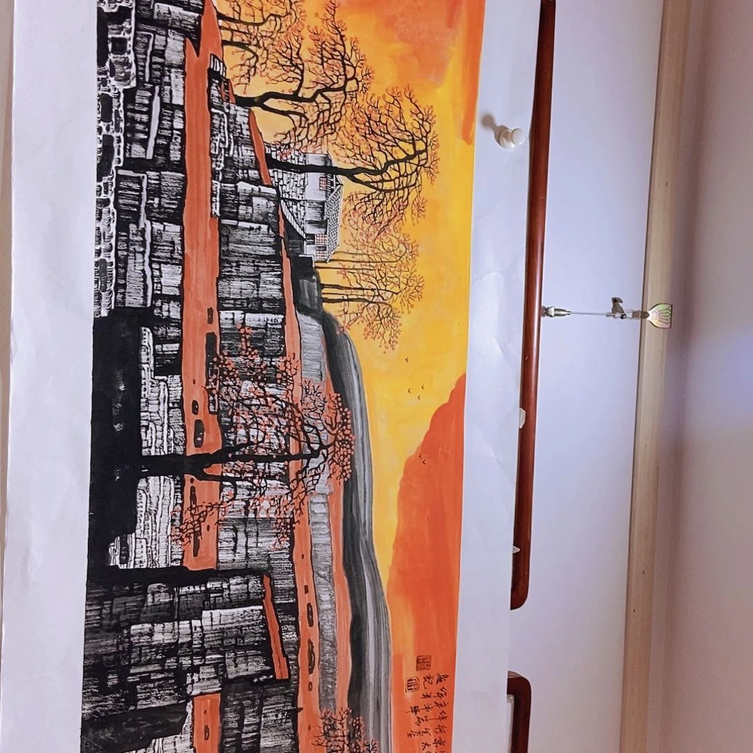 国画小*我的心在慢慢长大……