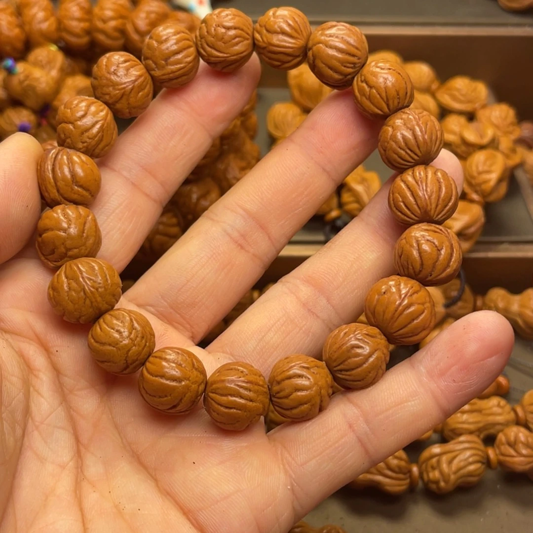 桃核手串龙纹桃核22