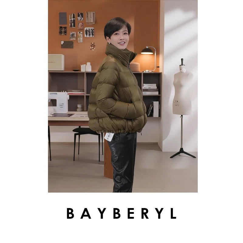 BAYBERYL老贝小火炉*经典立领保暖轻软百搭羽绒服YRF2J0522-10/2