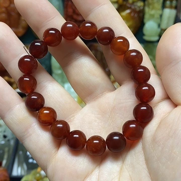 蛇纹石玉未镶嵌手链
