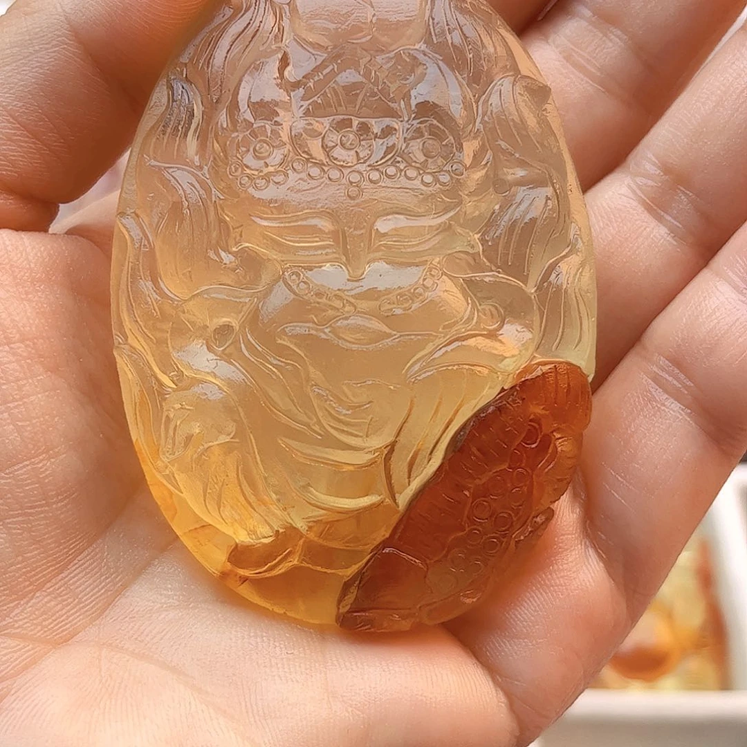 水晶吊坠(不含链)未镶嵌衣**钱