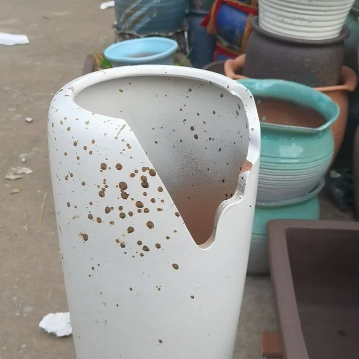 红陶口14高44瑕疵