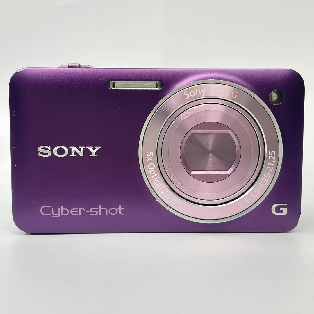 95新 Sony/索尼 wx5紫色日版1220万像素5倍变焦复古ccd数码相机