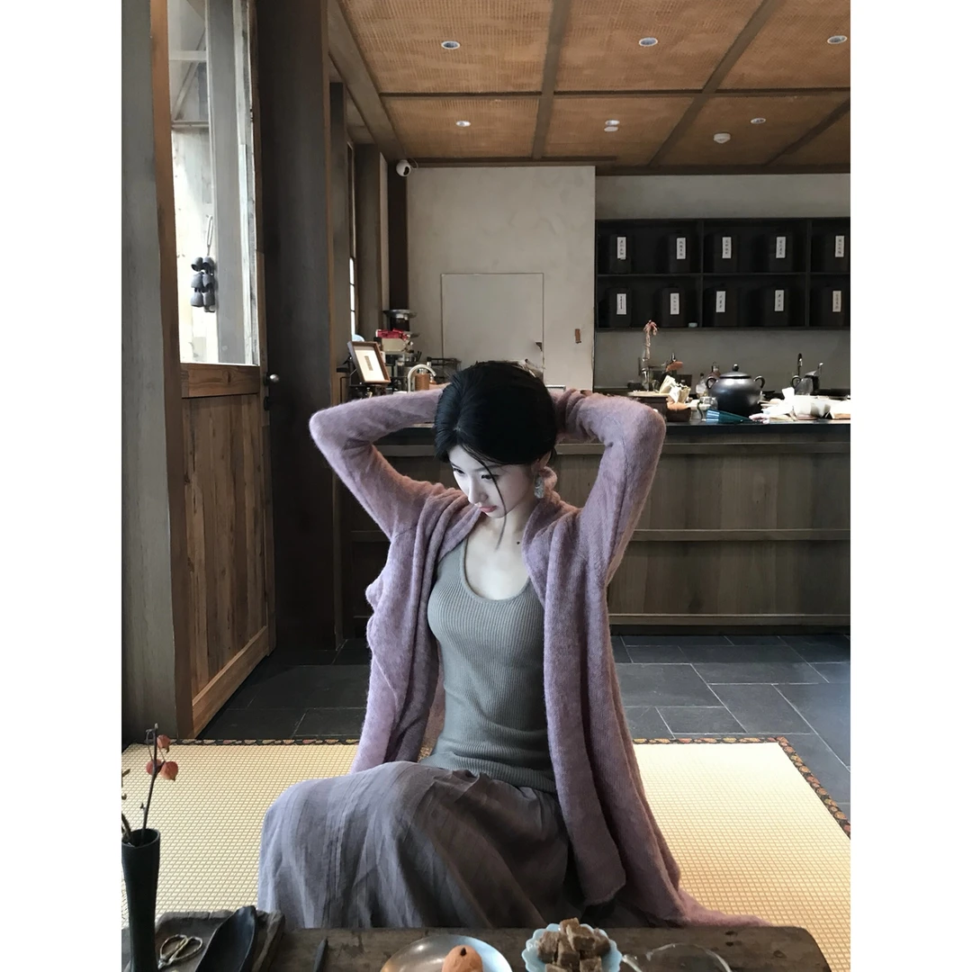 W51【百搭背心】松弛感百搭修身显瘦小众基础款内搭针织背心