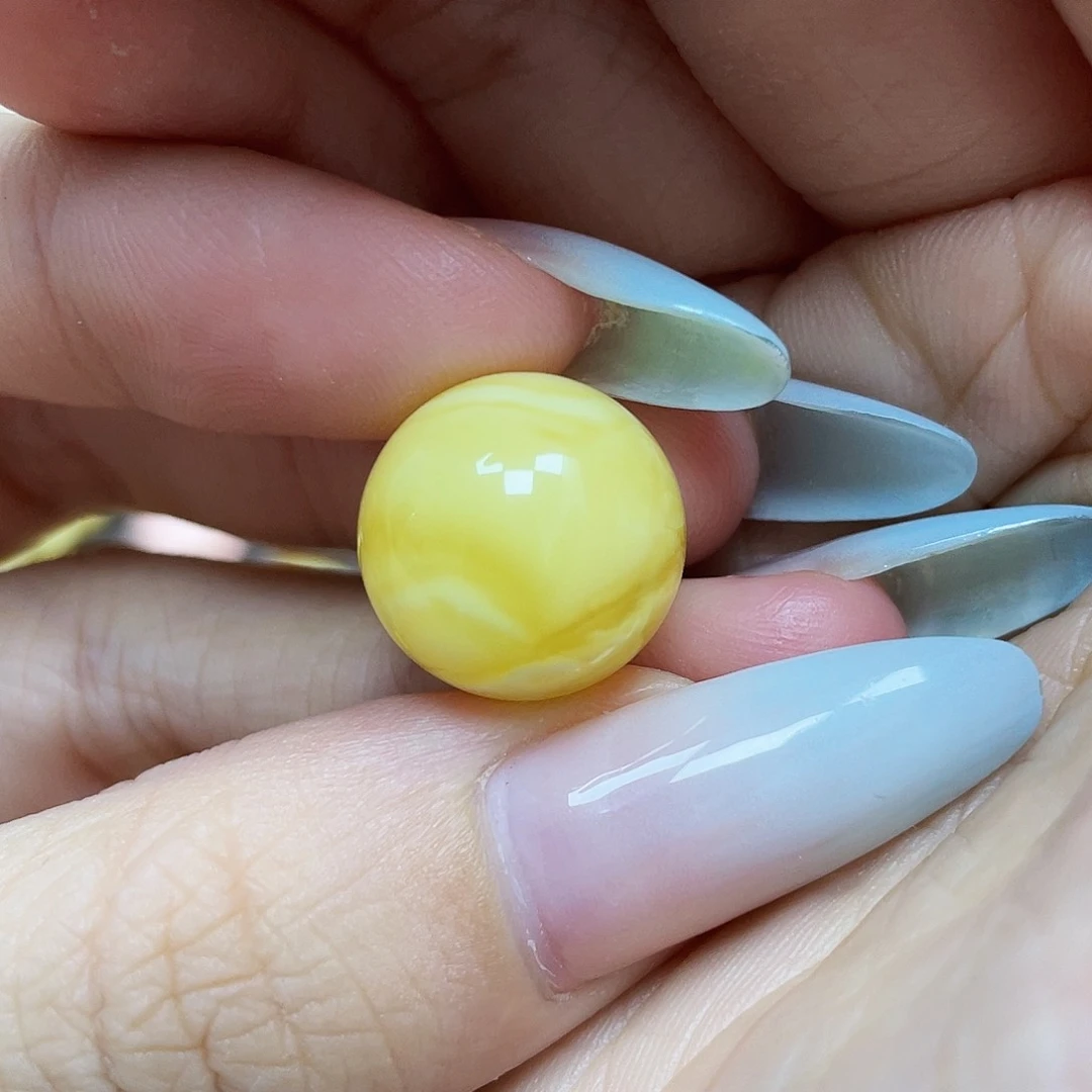 未镶嵌琥珀珠宝奇石15.7mm