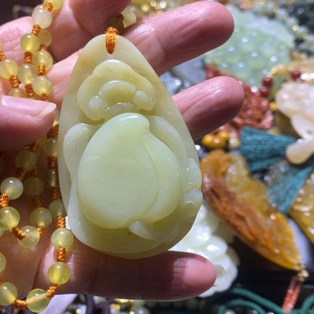【闪购商品】岫玉毛衣链未镶嵌