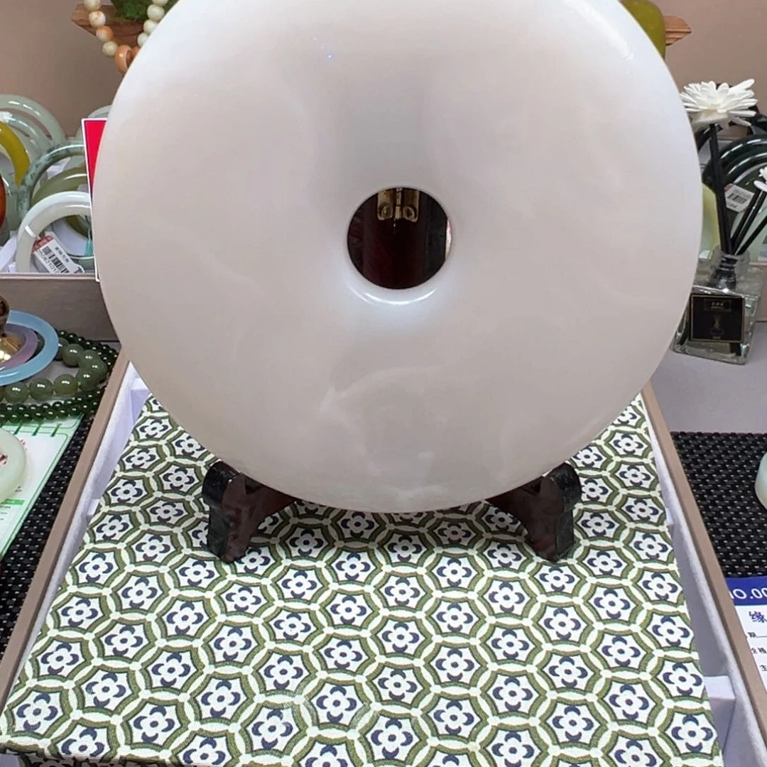 未镶嵌蛇纹石玉珠宝半成品霖*