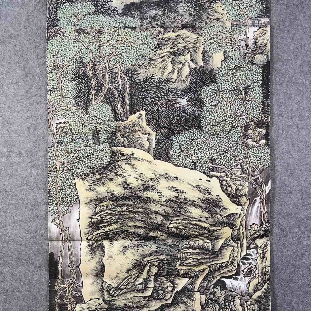 国画321 花鸟在此鸣叫时还要一