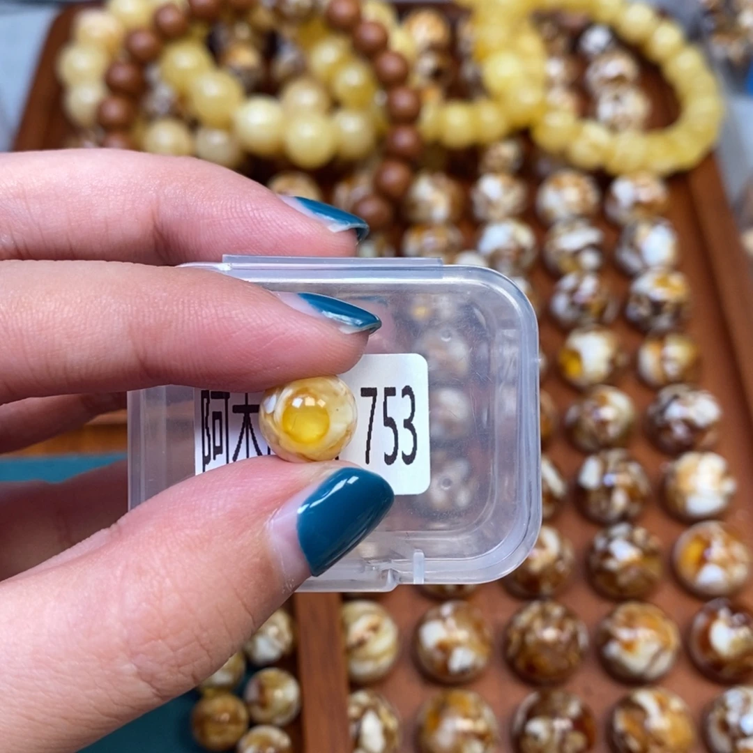 把件猴头核桃沁色圆珠老型753
