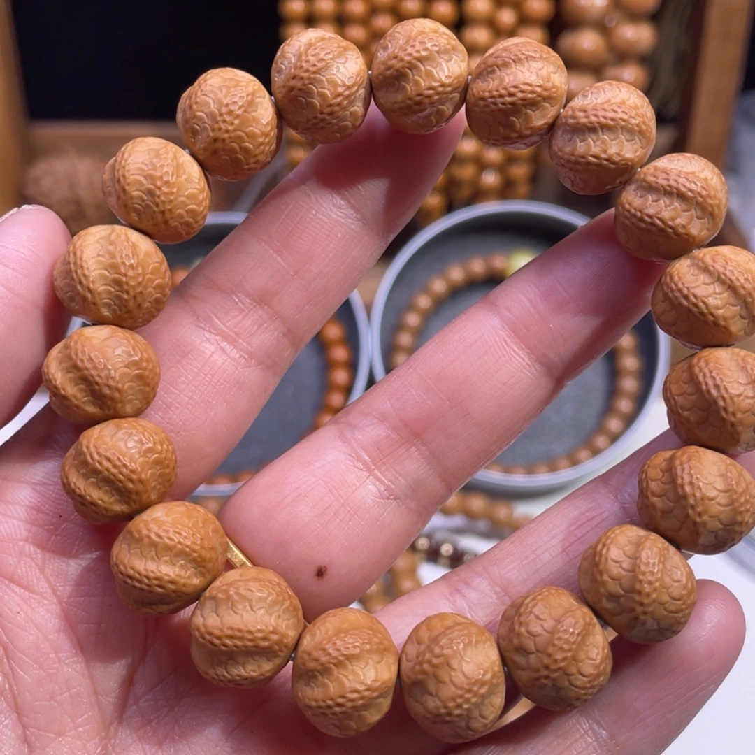 猴头核桃吊坠灵蛇13mm全品