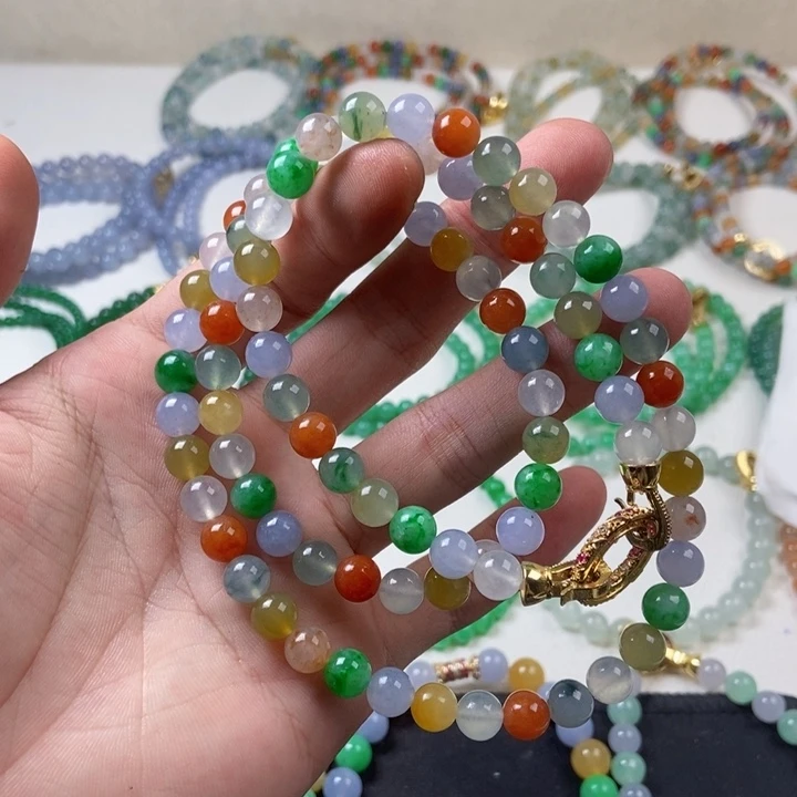 定制翡翠未镶嵌缅甸翡翠a货卡7.4