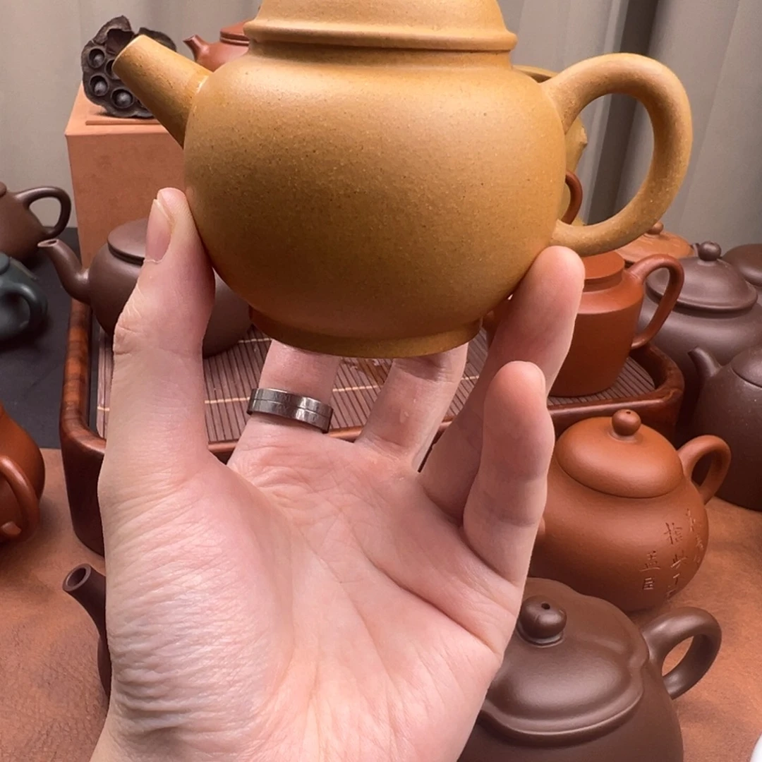 茶壶紫砂巨轮 黄金段 150cc