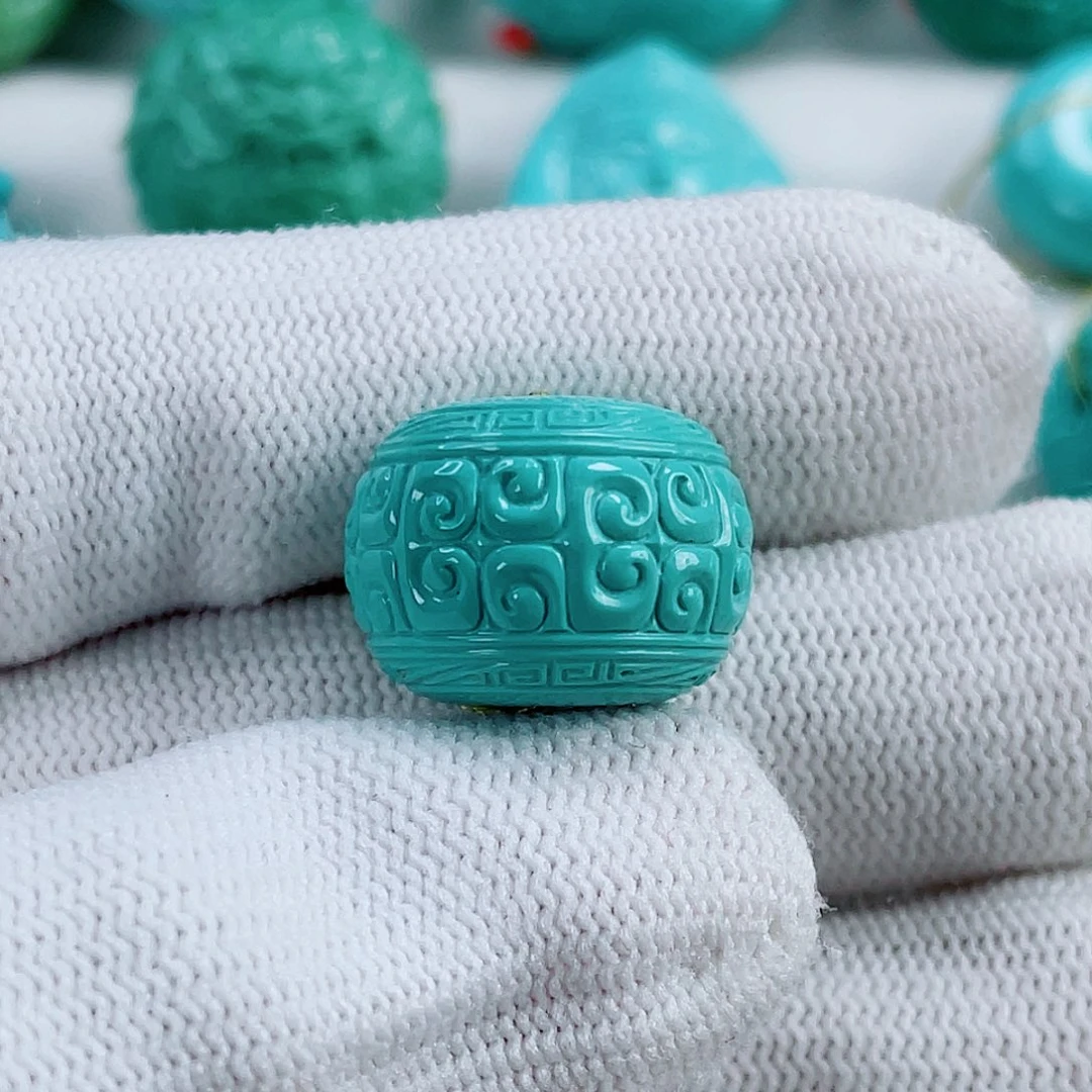 绿松石未镶嵌车挂