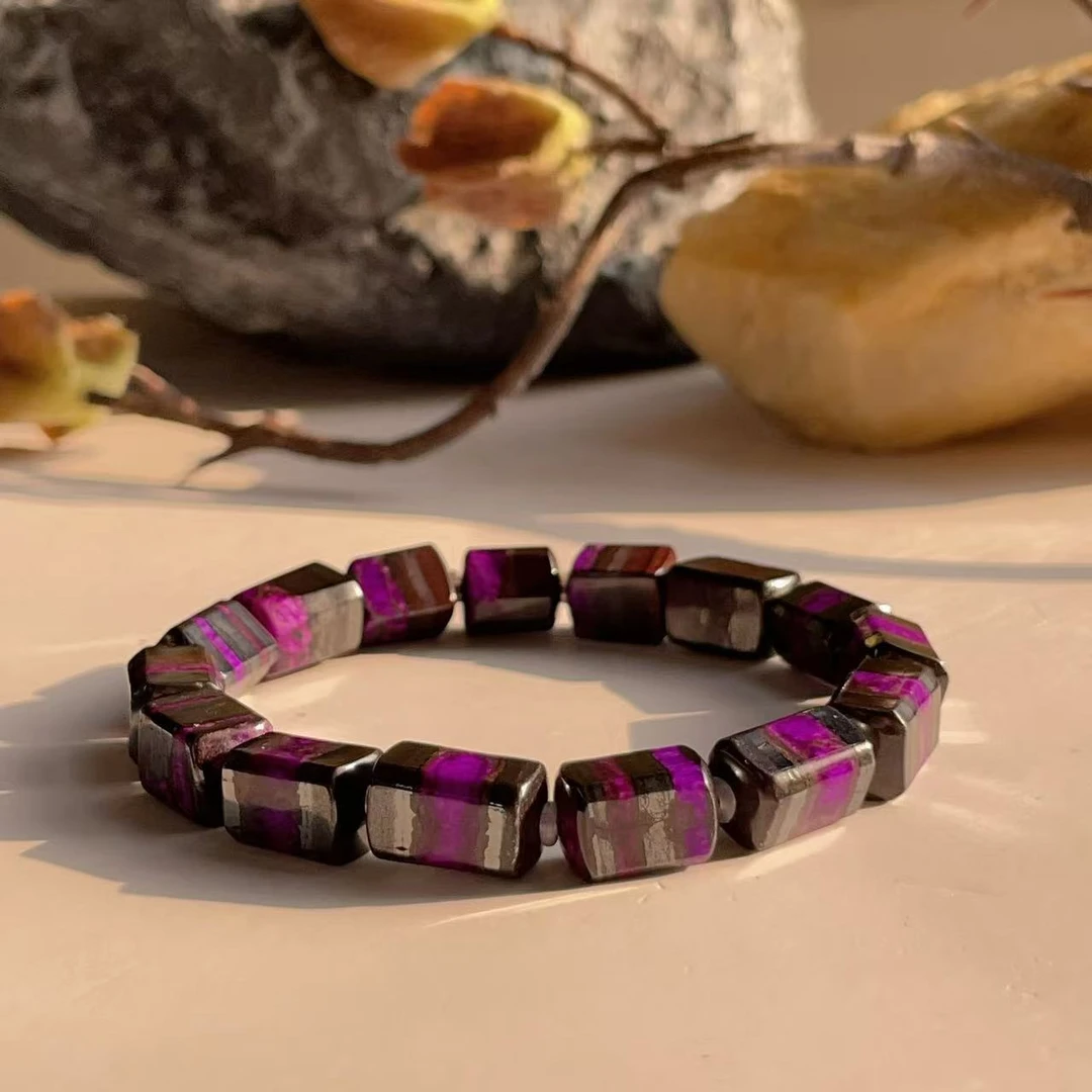 舒俱来夹层皇家紫手串单圈手串/7mm+AZB3790/编码多样（微瑕）