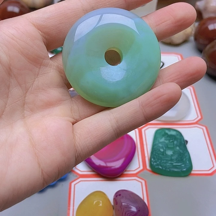 【闪购商品】未镶嵌玛瑙/玉髓珠宝半成品6*8