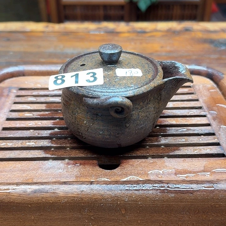 纯手工制作粗陶茶具