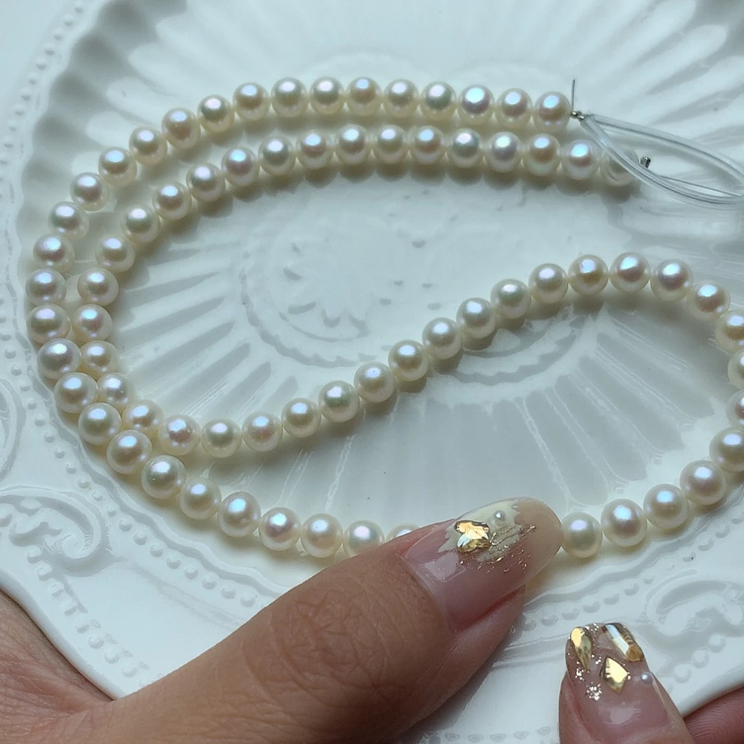 淡水珍珠5-6未镶嵌t16项链