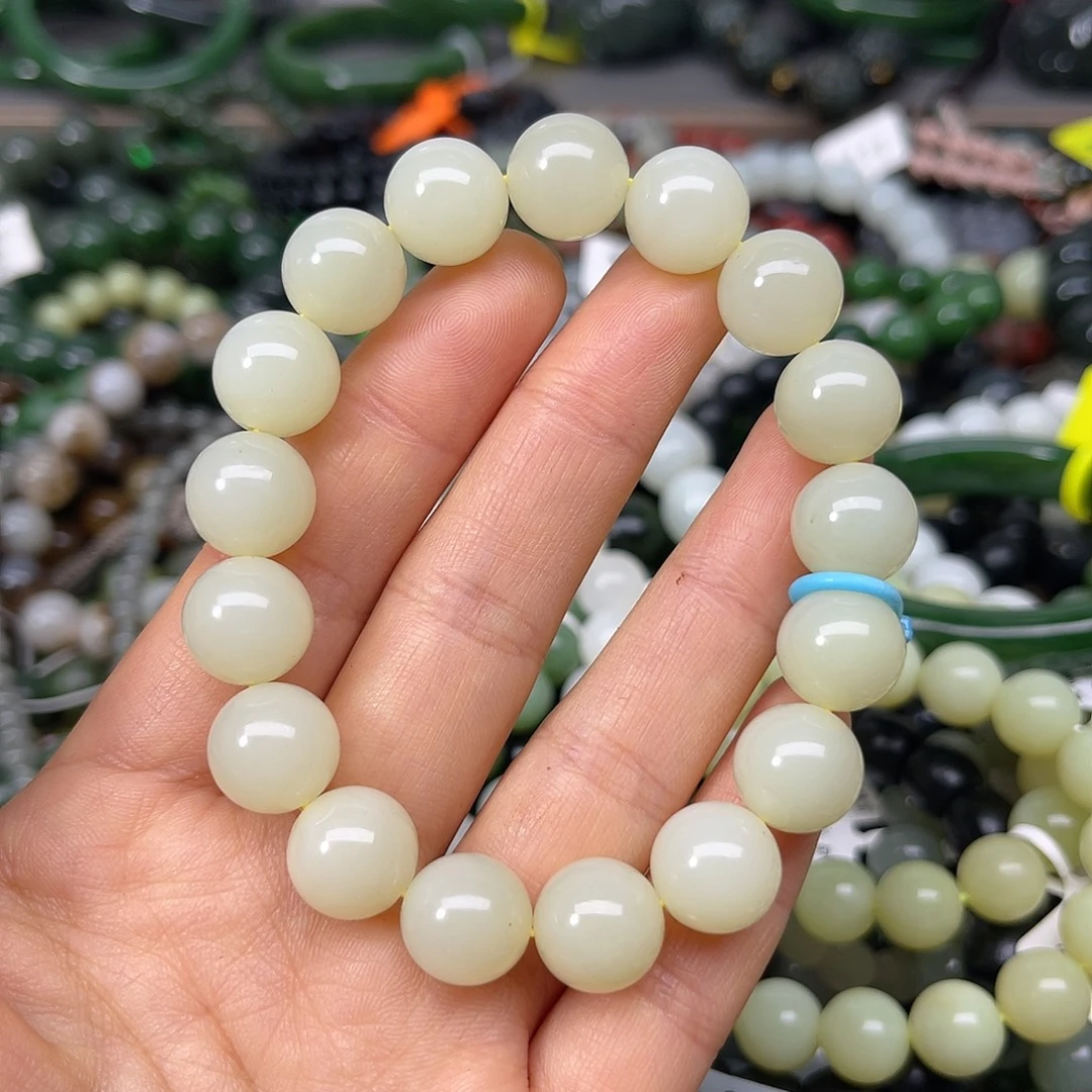 和田玉未镶嵌手链