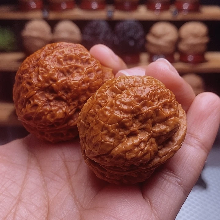 文玩核桃把件龙雀金蟾11号