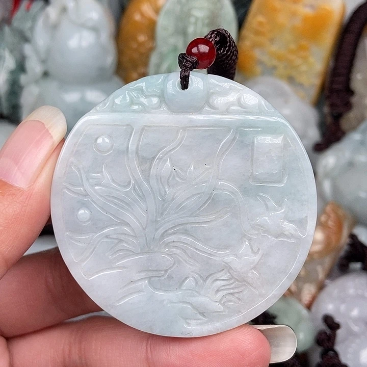 颈饰未镶嵌翡翠翡翠