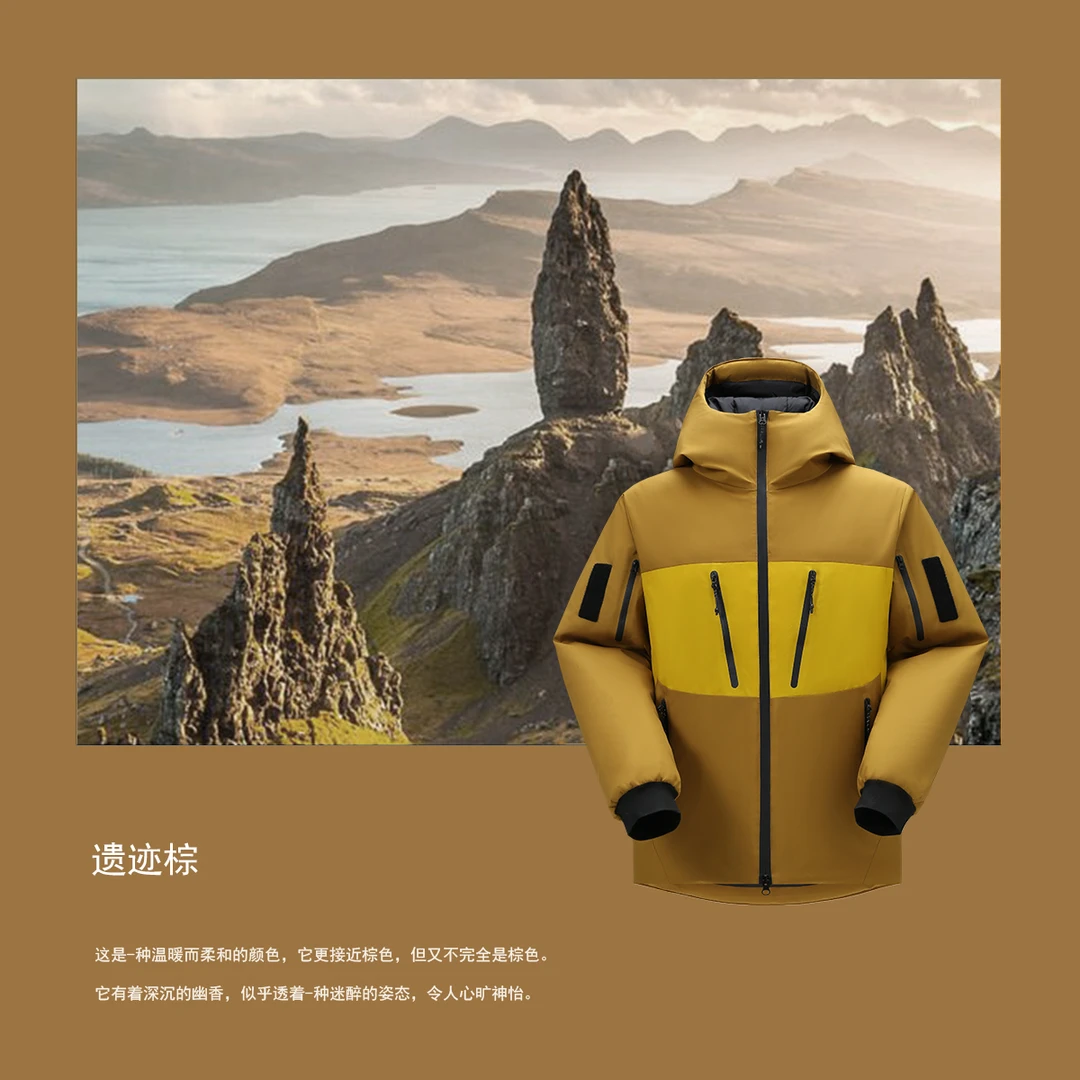 【现货专属】男女款户外三防拼色棉服加厚防风保暖连帽外套23168