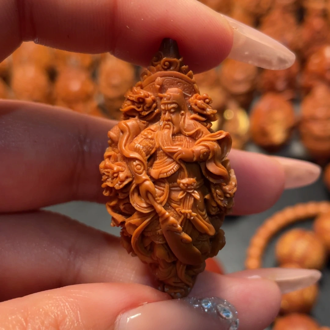 【闪购商品】手串/手链橄榄核九龙关羽