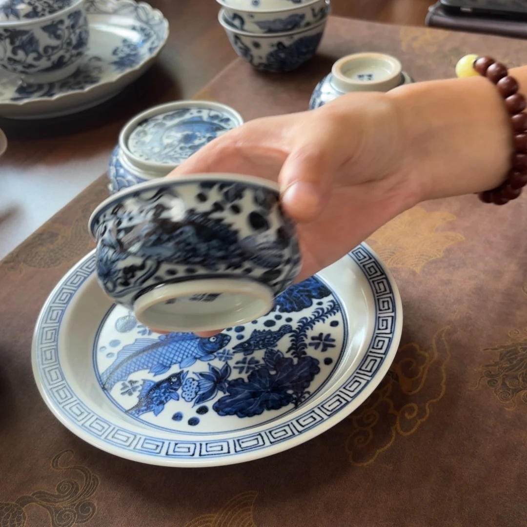摆件景德镇手绘茶具