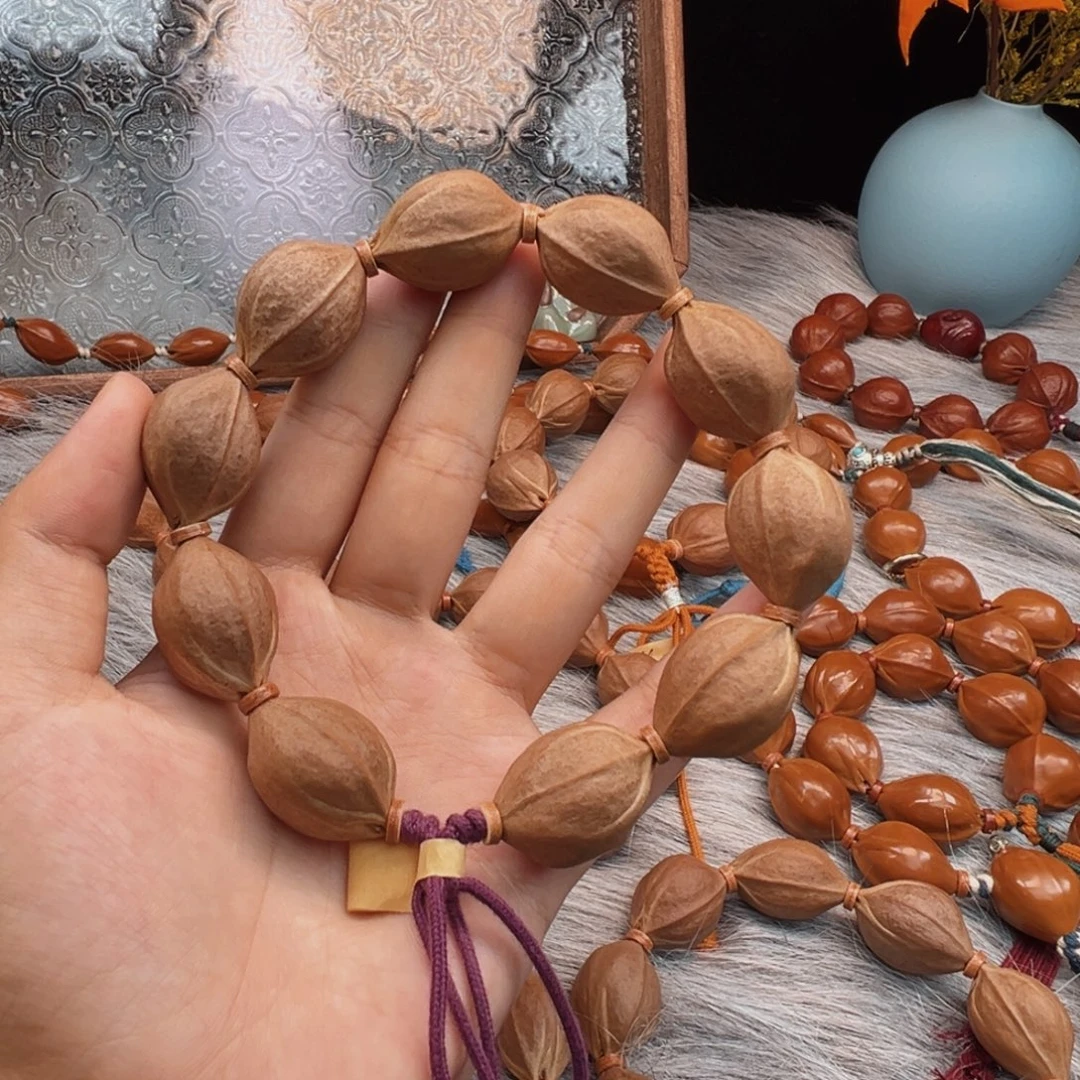 橄榄核手串梅林铁核19×26素串鲨鱼背
