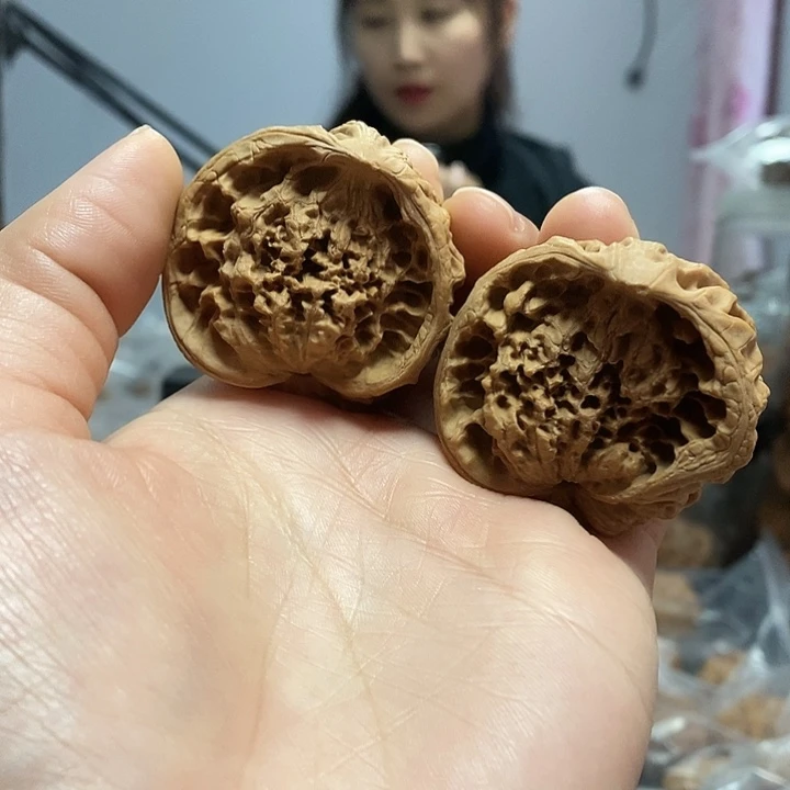 把件文玩核桃43蛇头