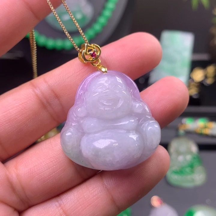 翡翠未镶嵌颈饰吊坠