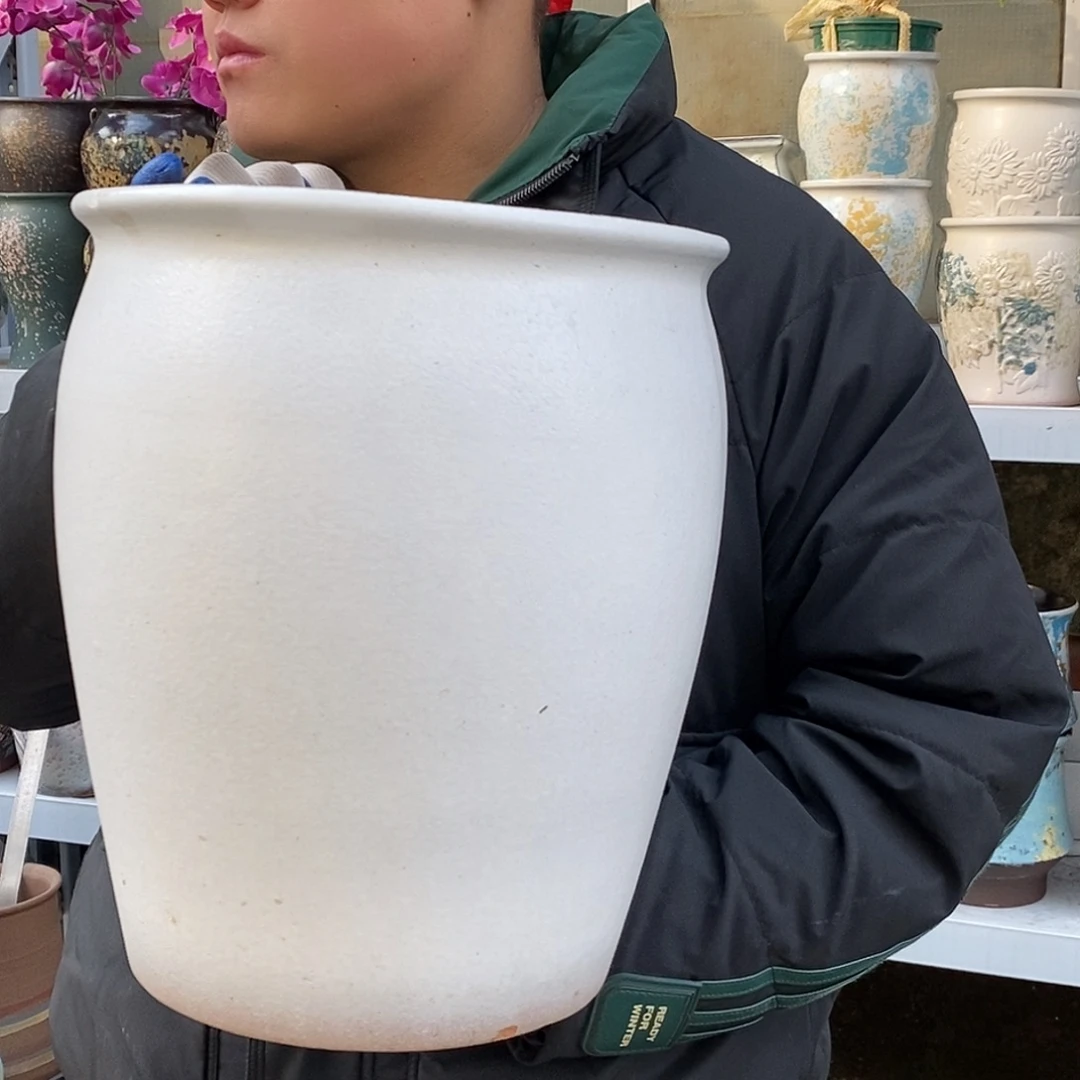 紫砂花盆口25高32福利