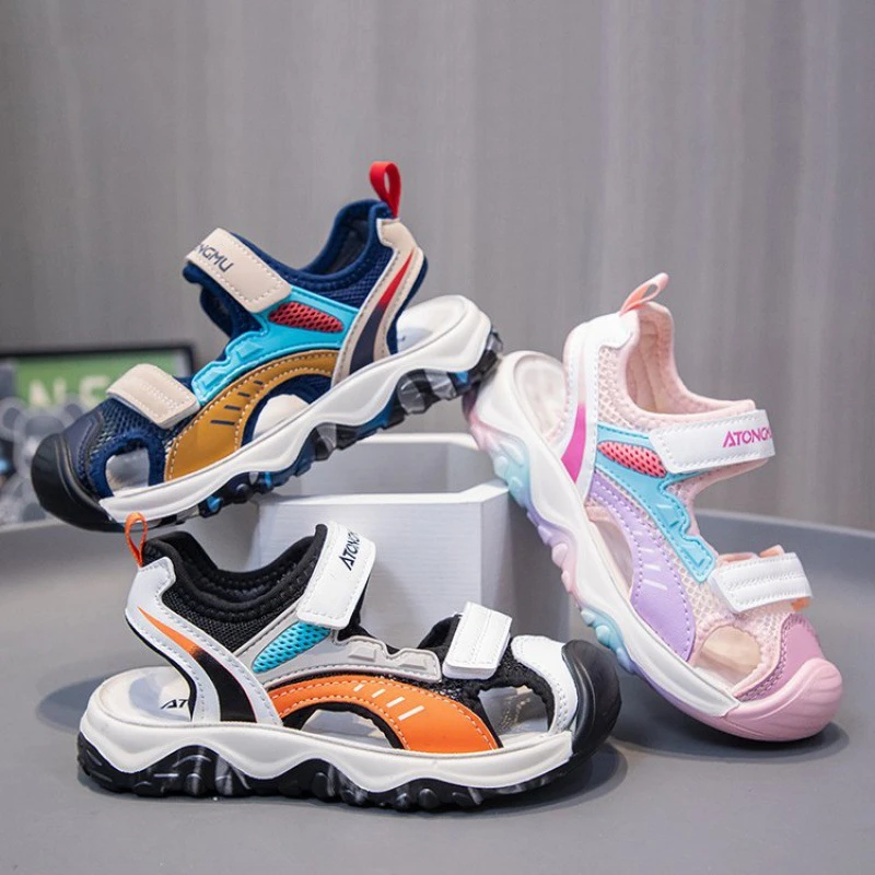 儿童凉鞋拖鞋男童女童6-12岁防滑潮款机能鞋运动童鞋宝宝鞋夏季