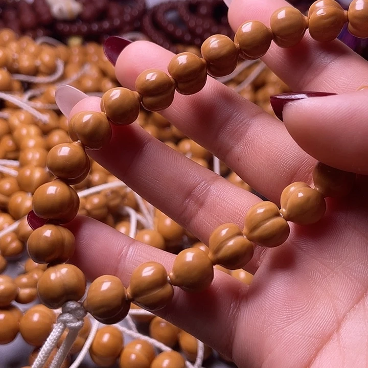 泽***西猴头核桃手串10尺寸镜面柯基屁桃手持全品无暇