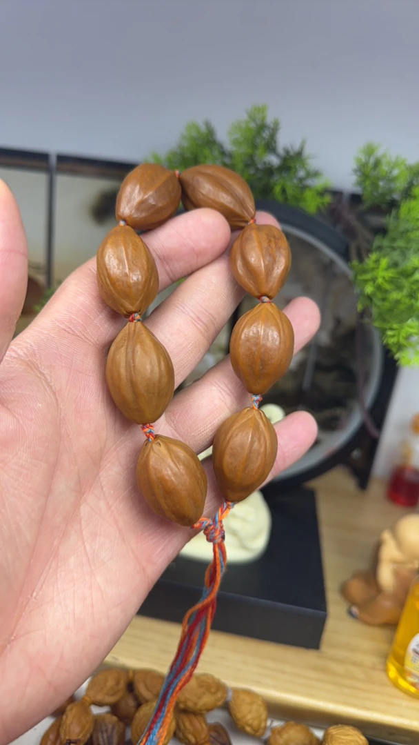 橄榄核工艺手串7 梅林铁核2.1➕四花