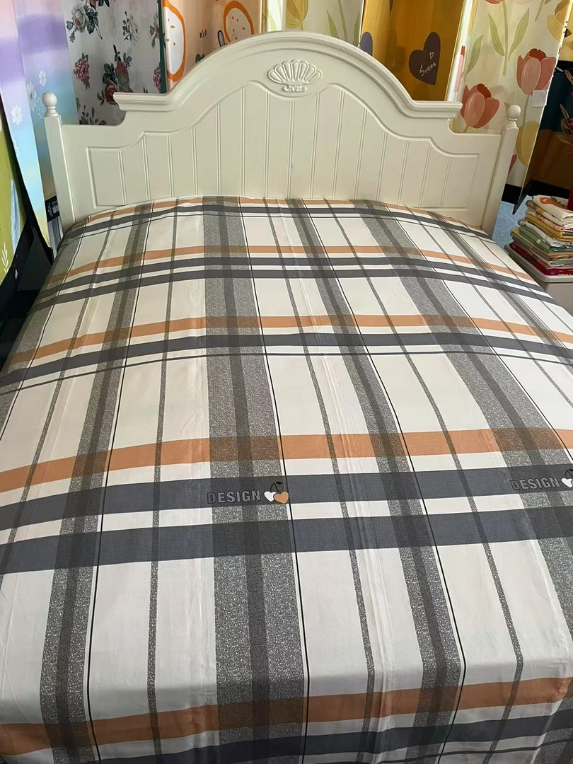 【三米布块】灰格 老粗布 300*250 不加工（正负五厘米）