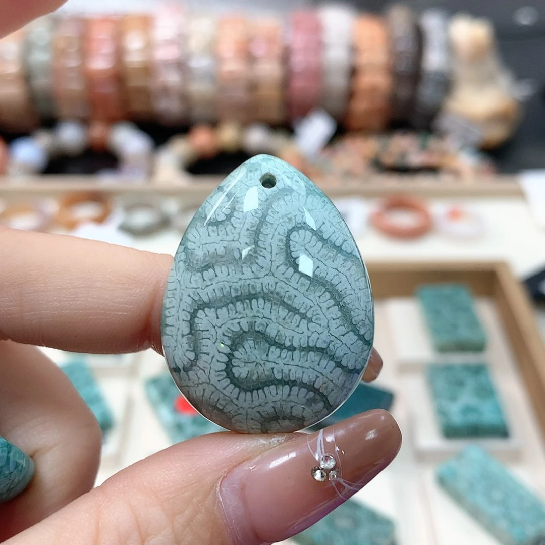 硅化珊瑚（珊瑚玉）手链未镶嵌落***?002