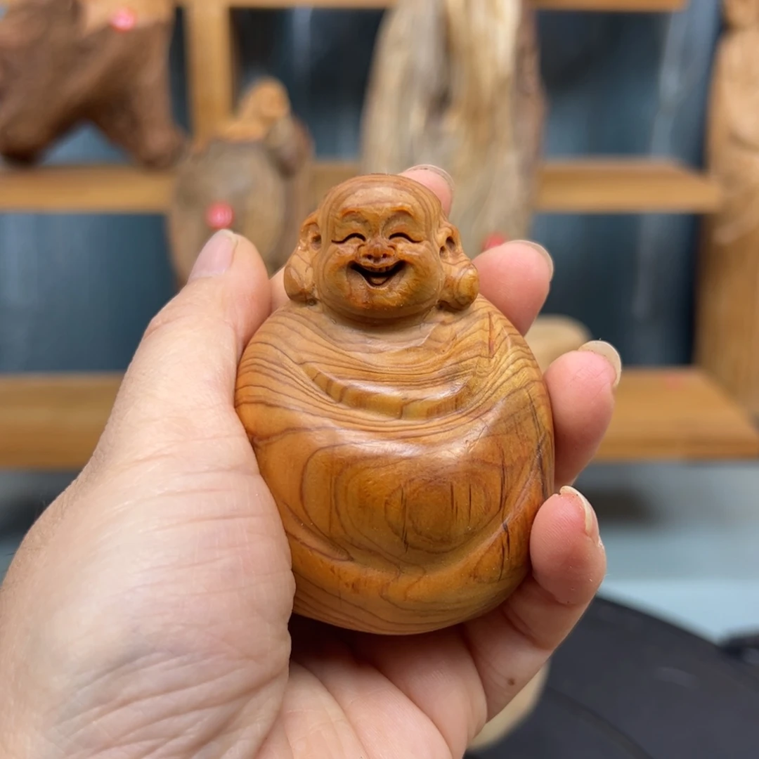 柏木崖柏木摆件手把件，