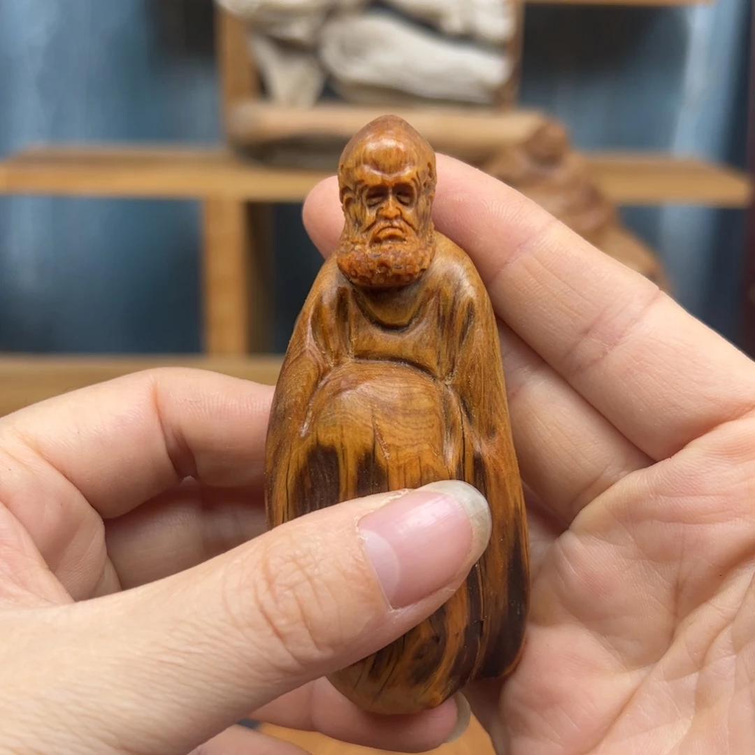 木用****9崖柏木摆件手把件