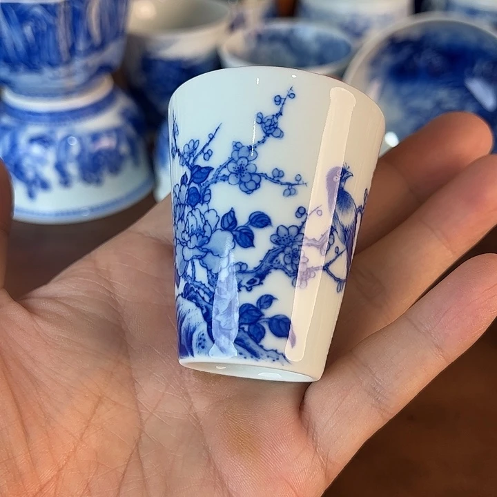 上***总瓷片景德镇全手工手绘陶瓷