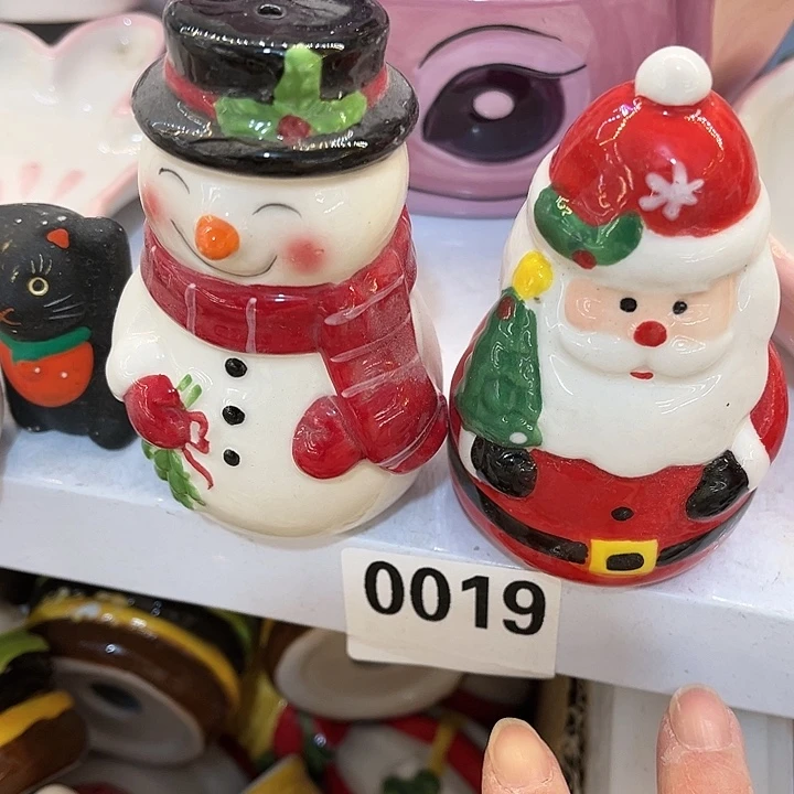 摆件裂纹陶瓷摆件微瑕介意慎拍