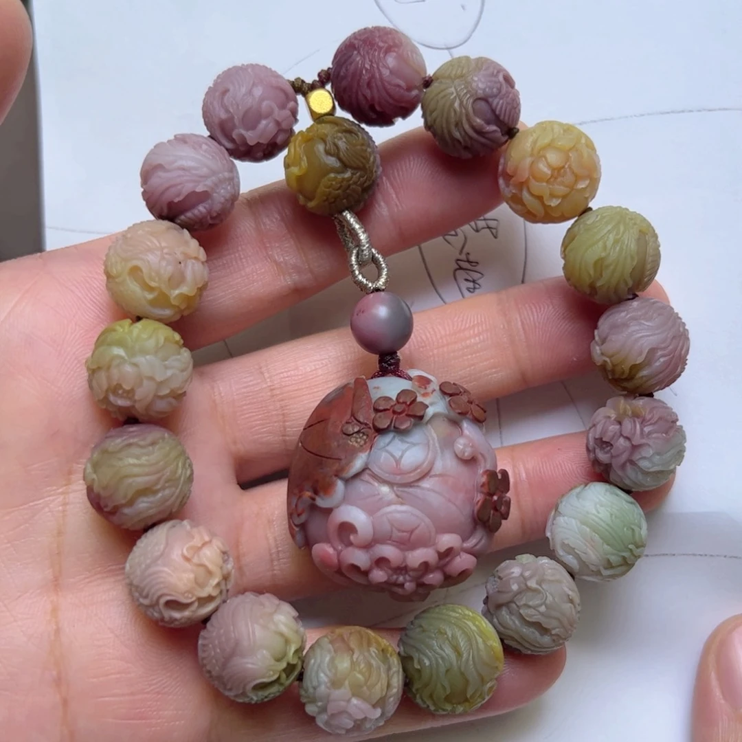 玛瑙/玉髓手串未镶嵌梦**真