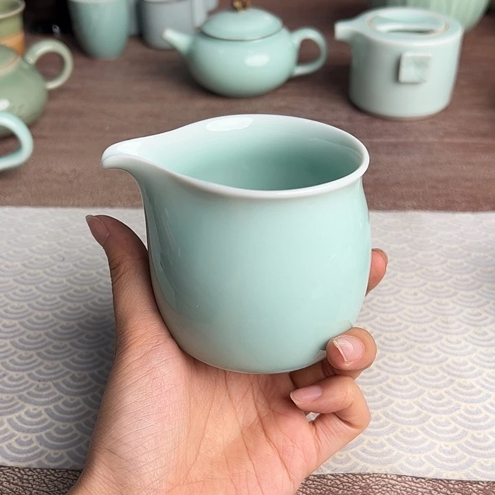 龙泉云间青瓷小米茶器