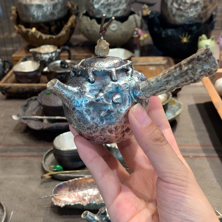 王***意手工制作 手工银壶