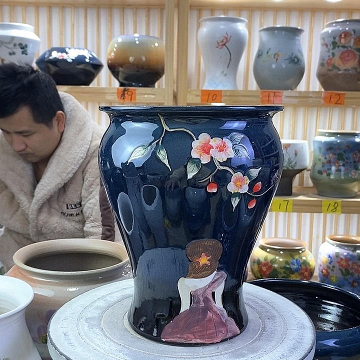 罐陶瓷陶瓷付出过程