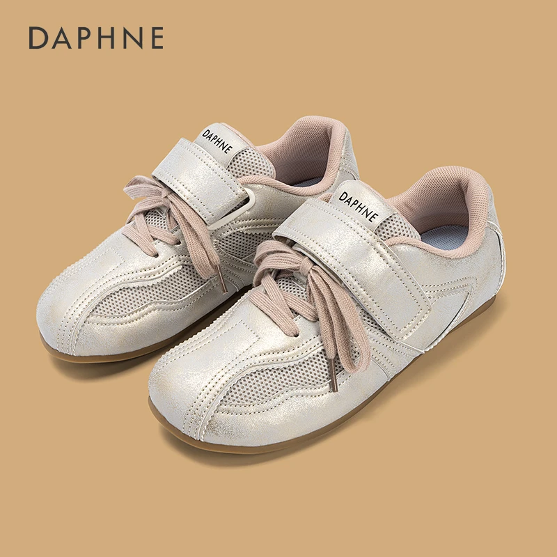 Daphne/达芙妮夏季新款透气女鞋2025爆款百搭软底防滑网面休闲鞋