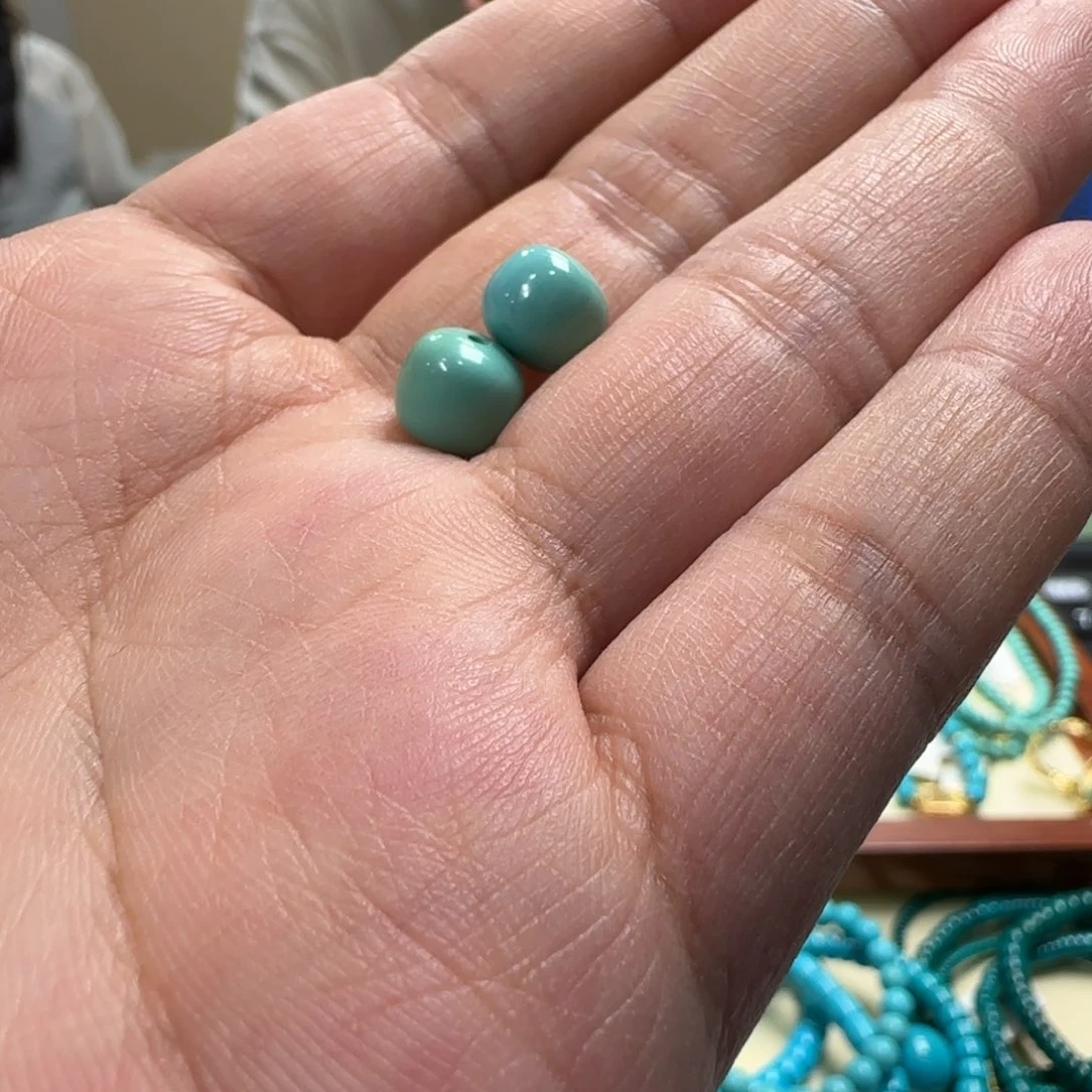 绿松石未镶嵌单珠尐**?8mm 1150