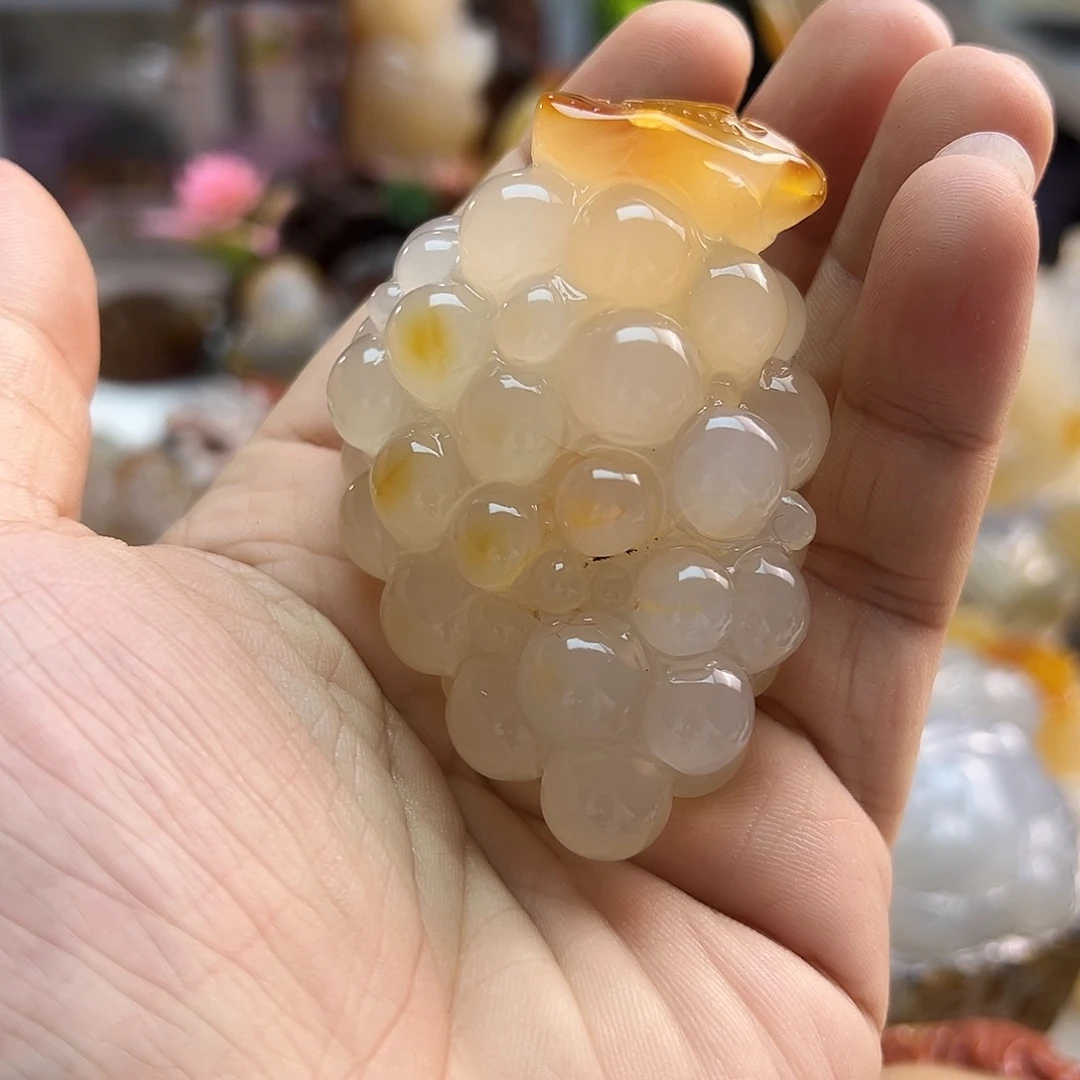 玩***志玛瑙/玉髓合金颈饰