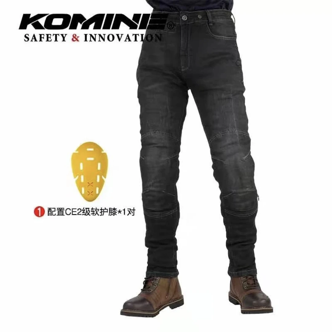 KOMINE 摩托车骑行牛仔裤欧盟CE2级护具WJ-7男女款