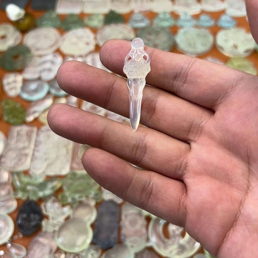 蛇纹石玉未镶嵌多样性随机发一