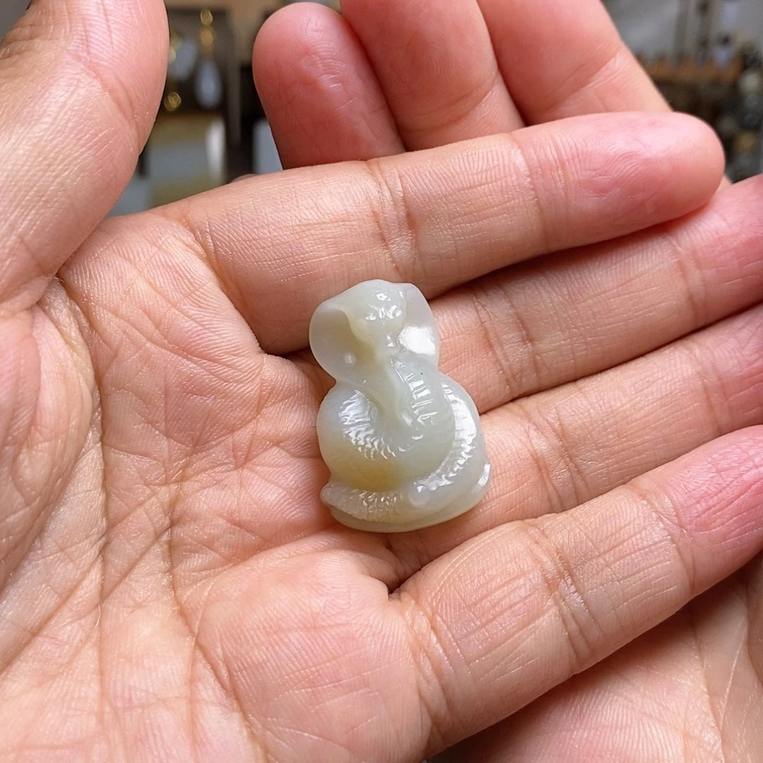 和田玉挂件未镶嵌舟*遥